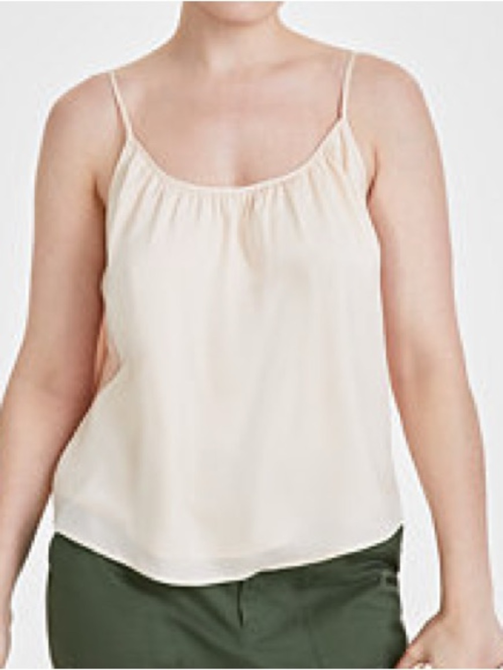 Everyday Blush Cream Spaghetti-Strap Camisole